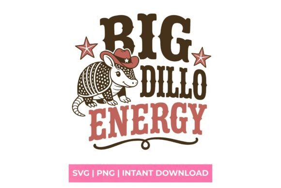 Big Dillo Energy Armadillo SVG: A Versatile Design for Creative DIY Projects