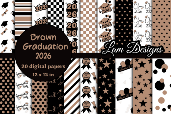 Brown 2026 Graduation Digital Papers: Essential Resources for Custom Celebrations