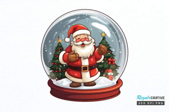 Christmas Snow Globe Clipart PNG Design Guide