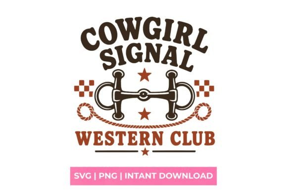 Cowgirl Signal Western Club SVG: A Versatile Design for Creative Projects