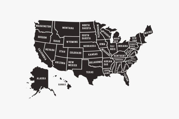 Evaluating the Graphic Vector Map of United States for Professional Design Projects