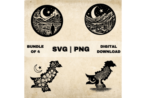 Pakistan SVG Bundle & Clipart for Creative Projects