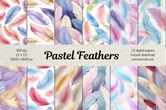 Pastel Feathers Digital Paper Bundle: A Practical Guide for Creators and Small Businesses