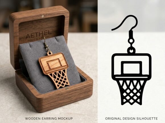 Revolutionizing Sporty Jewelry: The Rise of Basketball Hoop Earring Laser Cut Design