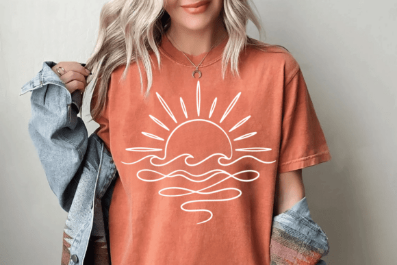 Strategic Applications of the Boho Ocean Sun Tee, Nature Graphic Shirt Design