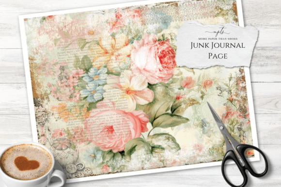 Timeworn Splendor Junk Journal Page 3: Integrating Victorian Grunge Aesthetics into Modern Paper Crafts