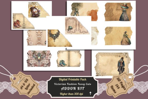 Victorian Fashion Journal Page Fussy Cut: Evaluation and Selection Guide